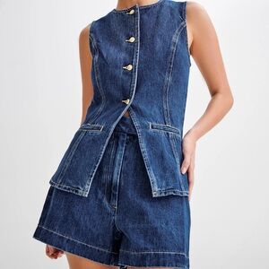 Meshki Denim Abel CO ORD SET.